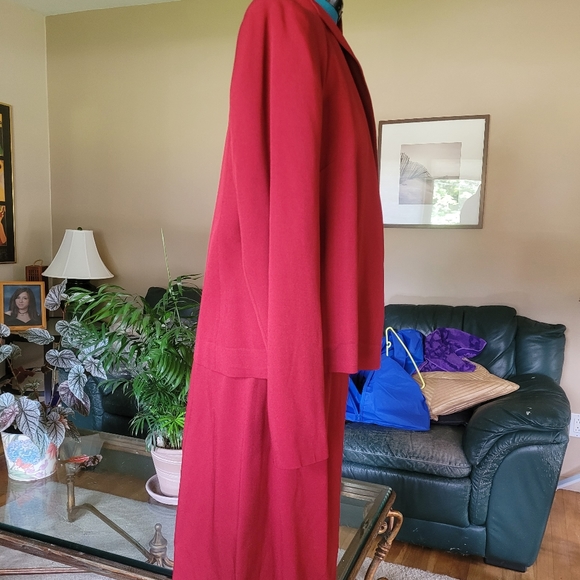 Zapa rust color evening dress with jacket size 8 - Picture 7 of 16